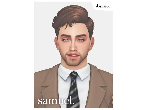 Maxis Match Samuel Hair - The Sims 4 Custom Content