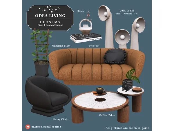 Alpha Odea Living - The Sims 4 Custom Content