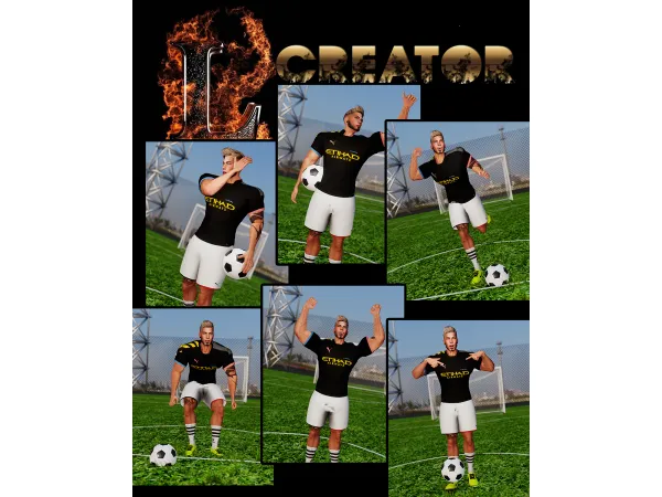 Alpha soccer 2 - The Sims 4 Custom Content