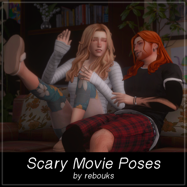 Mix Scary Movie Poses by simsfinds - The Sims 4 Custom Content