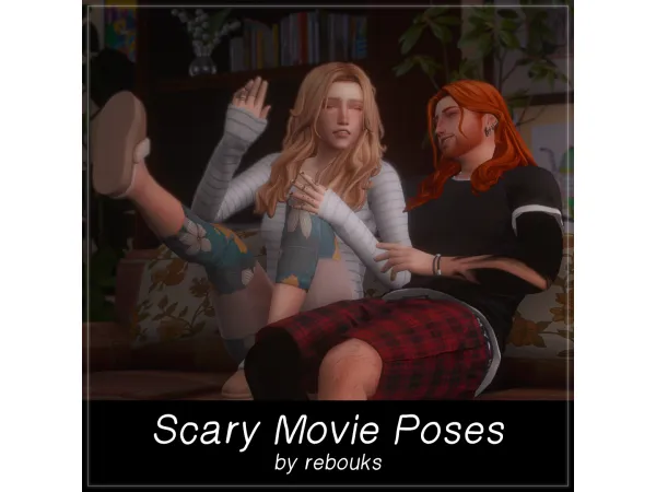 Mix Scary Movie Poses - The Sims 4 Custom Content