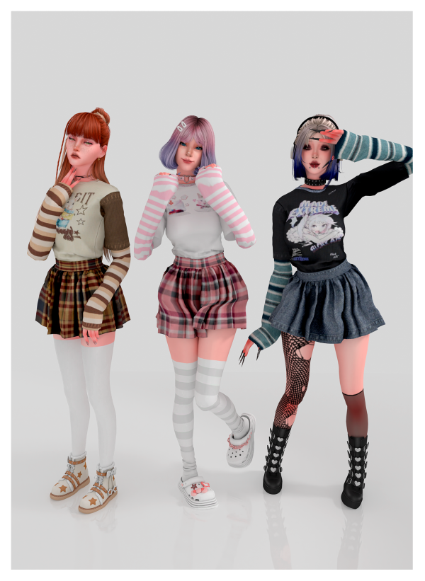 Alpha BABY HAPPYNESS OUTFIT by ohmybunnny2 - The Sims 4 Custom Content