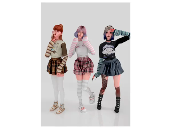 Alpha BABY HAPPYNESS OUTFIT - The Sims 4 Custom Content