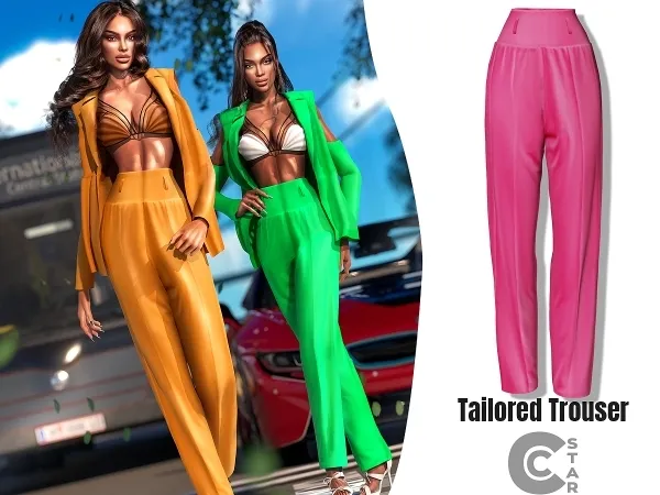 Alpha Tailored Trouser cool_content_star by cool_content_star - The Sims 4 Custom Content