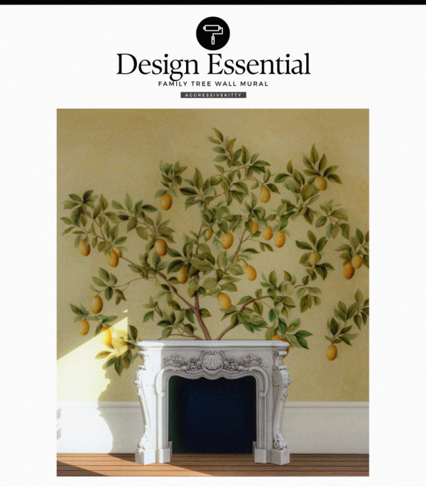 Alpha DESIGN ESSENTIAL FAMILY TREE WALL MURAL by simsfinds - The Sims 4 Custom Content
