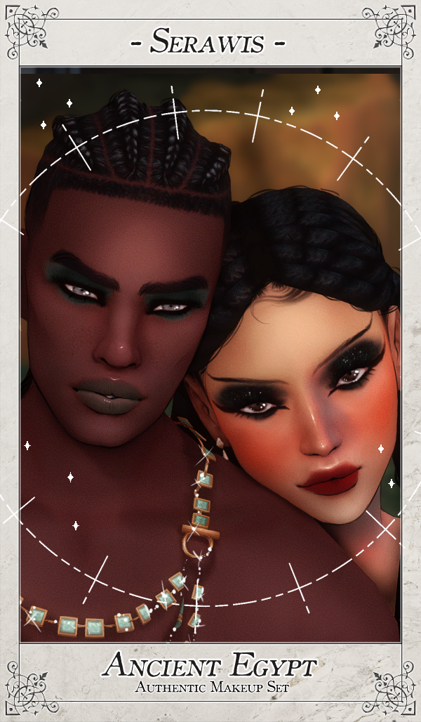 Maxis Match Ancient Egyptian Makeup by simsfinds - The Sims 4 Custom Content