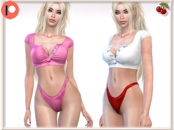 Alpha 43310450277903Russian Babe V2 NADIA Hotsport Set - The Sims 4 Custom Content
