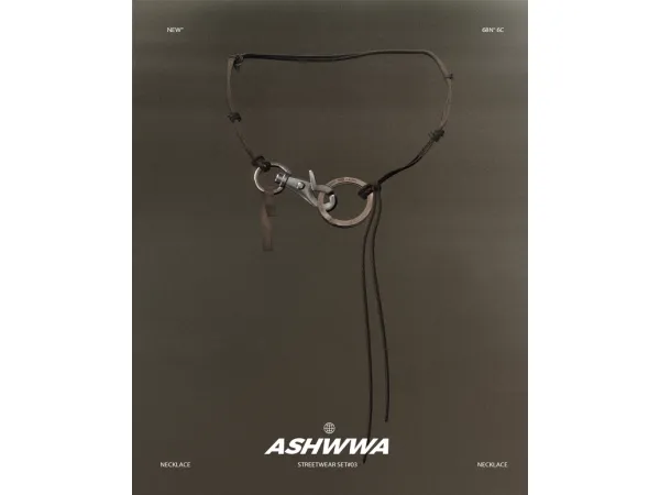 Alpha ASHwwa_Streetwear set03 Necklace - The Sims 4 Custom Content