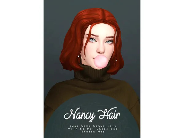 Maxis Match Nancy Hair - The Sims 4 Custom Content