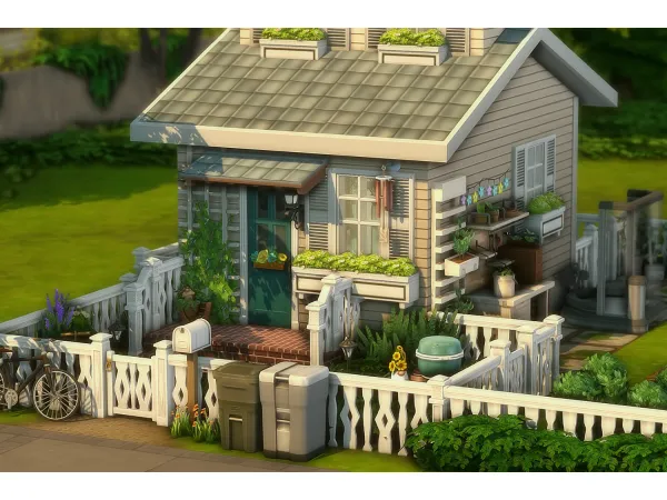 Maxis Match whimsy suburban micro lot download - The Sims 4 Custom Content