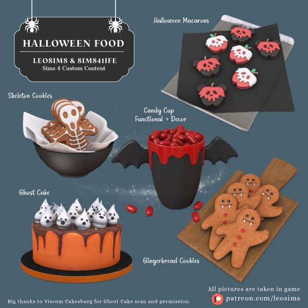 Alpha Halloween Food by leosims4cc - The Sims 4 Custom Content