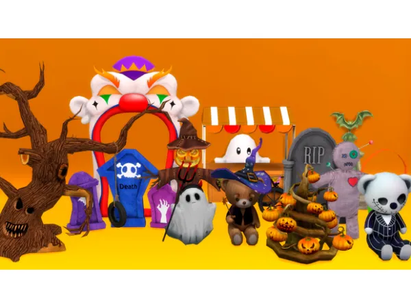 Mix Halloween Collection - The Sims 4 Custom Content