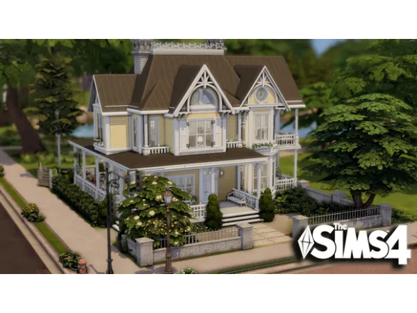 Maxis Match Cute Victorian house - The Sims 4 Custom Content