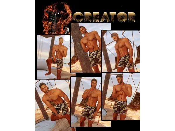 Alpha random male 12 - The Sims 4 Custom Content