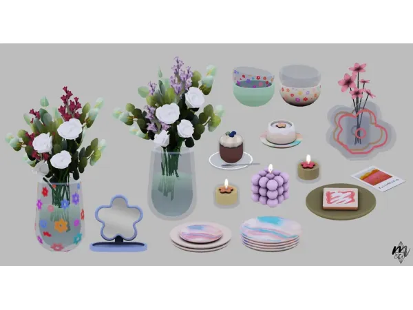 Aira Daisy Set - The Sims 3 Custom Content