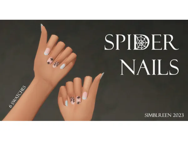 Maxis Match Spider Nails - The Sims 4 Custom Content
