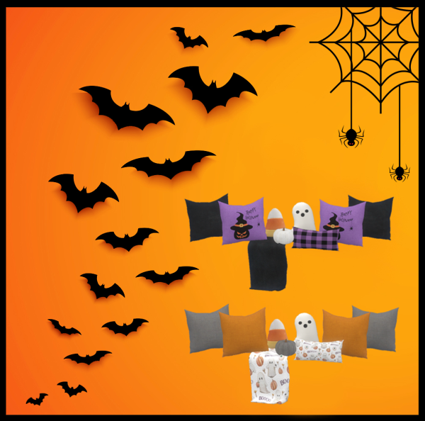 Mix Halloween Decor 2 by simsfinds - The Sims 4 Custom Content