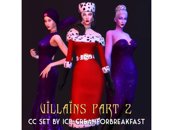 Maxis Match Villains Part 2 October 2023 Set - The Sims 4 Custom Content