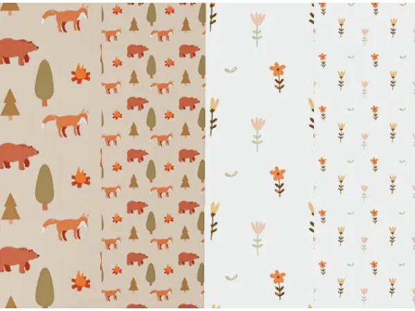 johziii naturepatternset 2023 - The Sims 3 Custom Content