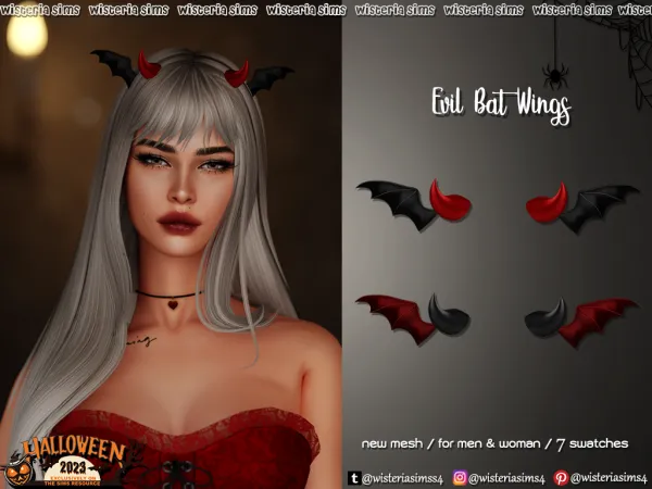Alpha Halloween 2023 Evil Set - The Sims 4 Custom Content