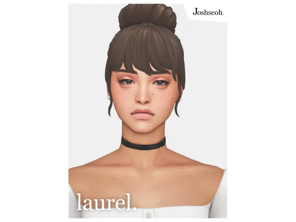 Maxis Match Laurel Hair - The Sims 4 Custom Content