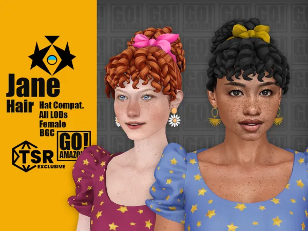 Maxis Match JANE - The Sims 4 Custom Content