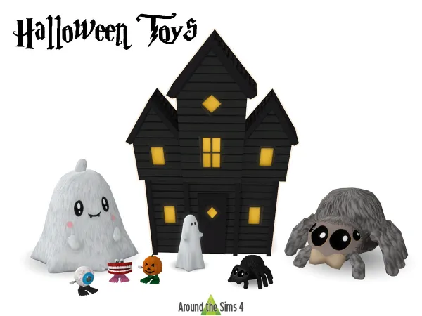 Mix Around Halloween Toys - The Sims 4 Custom Content