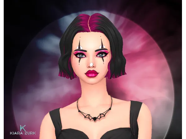 Maxis Match Halloween Clown FacePaint - The Sims 4 Custom Content