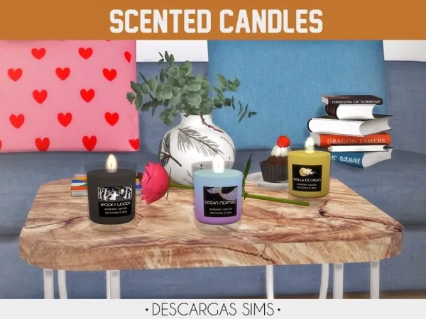 Alpha Scented Candles - The Sims 4 Custom Content
