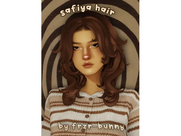 Maxis Match Safiya Hair - The Sims 4 Custom Content