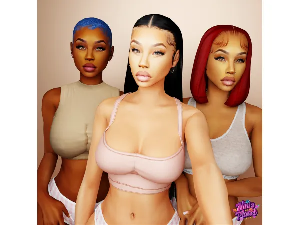 Alpha Chloé SKIN - The Sims 4 Custom Content