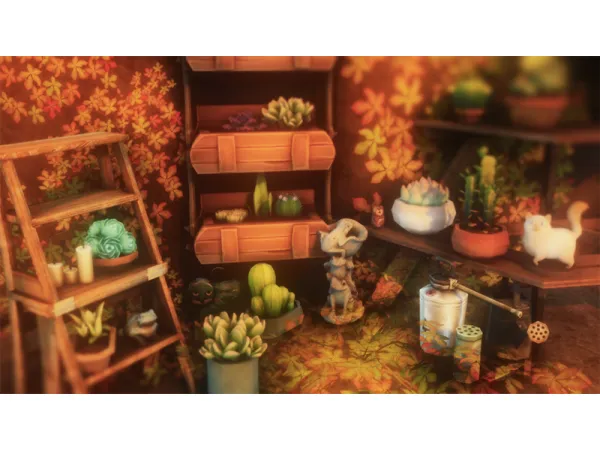 Maxis Match succulent set [conversions] SIMBLREEN 2023 TREAT 06 - The Sims 4 Custom Content