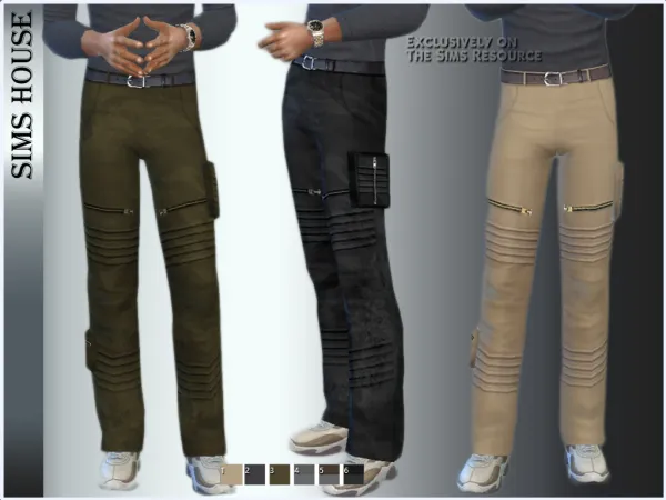 Maxis Match MEN'S CARGO WITH SIDE POCKETS - The Sims 4 Custom Content
