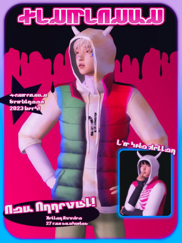Maxis Match [simblreen] Killer Hoodie by simsfinds - The Sims 4 Custom Content