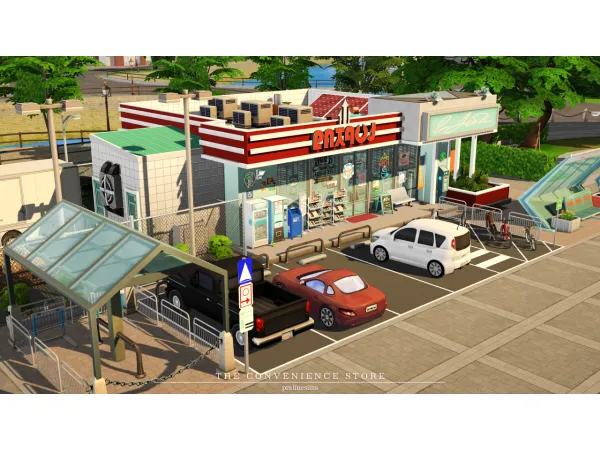 Maxis Match PS The Convenience Store - The Sims 4 Custom Content