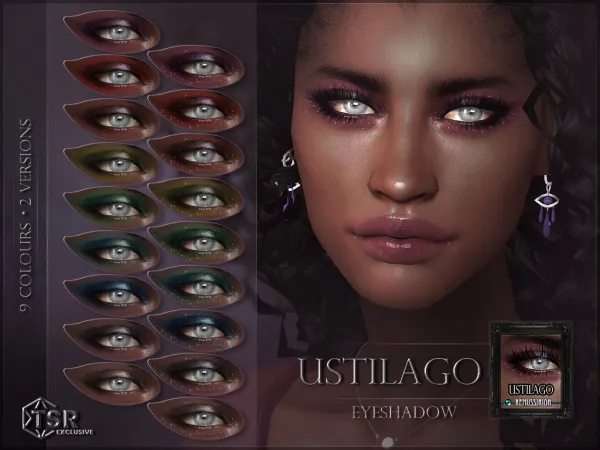 Alpha Ustilago Eyeshadow ( ) by simsfinds - The Sims 4 Custom Content