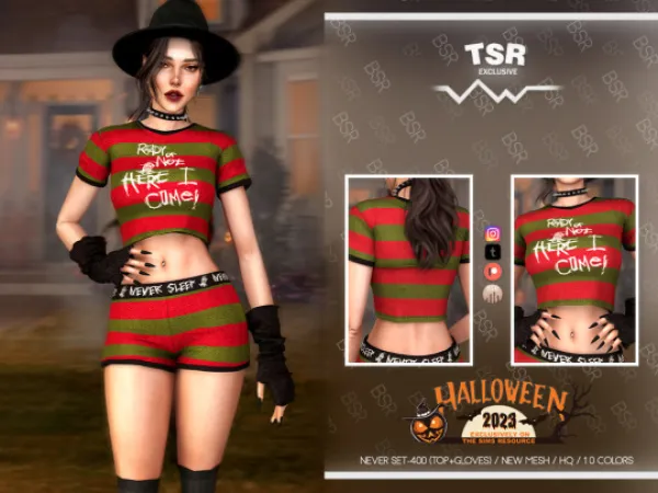 Alpha NEVER SET 400 BD1087 BD1088 - The Sims 4 Custom Content