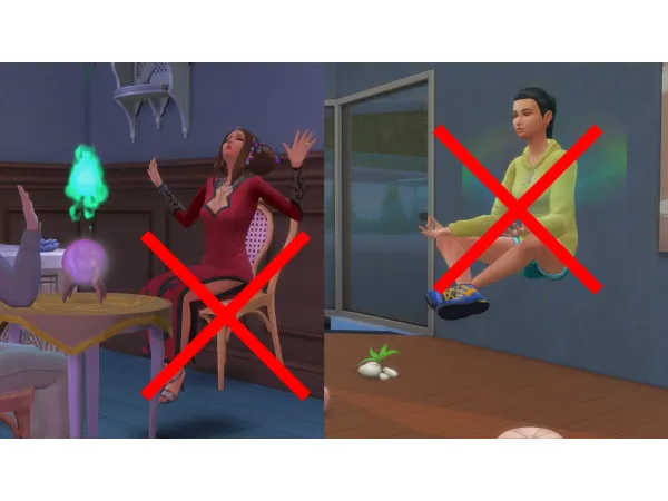 Maxis Match No Floating at High Skill Levels by bloombatter - The Sims 4 Custom Content