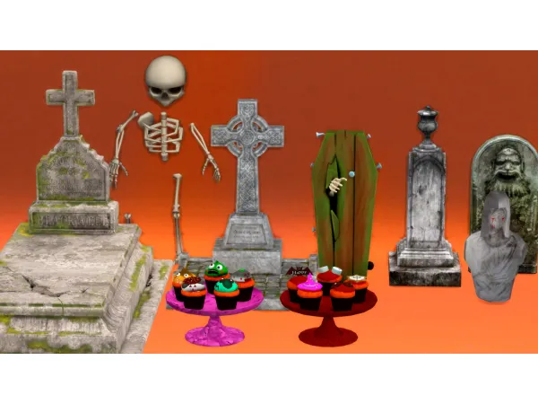 Mix Funny halloween - The Sims 4 Custom Content