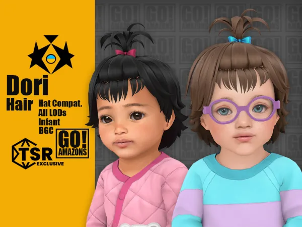 Maxis Match Dori by goamazons - The Sims 4 Custom Content