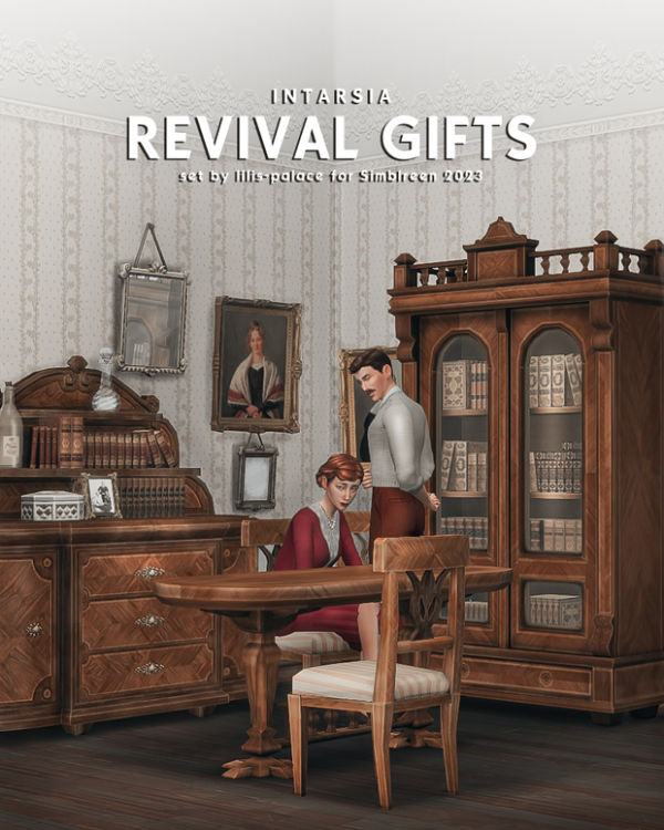 Alpha INTARSIA REVIVAL GIFTS by simsfinds - The Sims 4 Custom Content
