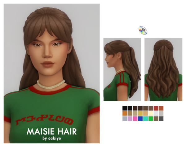 Maxis Match Maisie Hair by simsfinds - The Sims 4 Custom Content