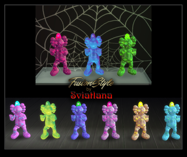 Alpha Kaws companion halloween by fusionstylesims4 - The Sims 4 Custom Content