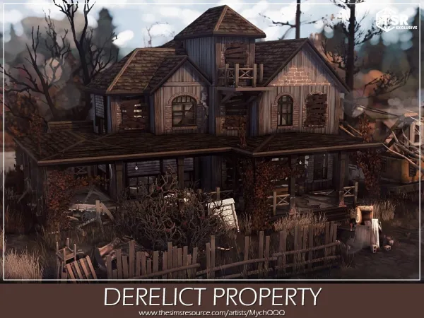 Alpha Derelict Property ( needed) - The Sims 4 Custom Content