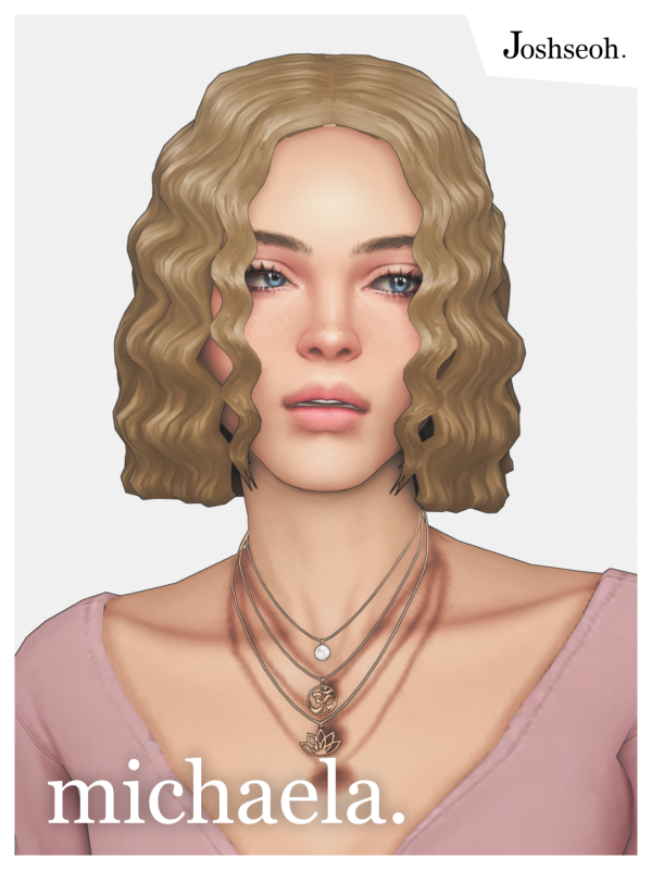 Maxis Match Michaela Hair by simsfinds - The Sims 4 Custom Content