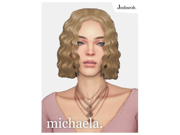 Maxis Match Michaela Hair - The Sims 4 Custom Content