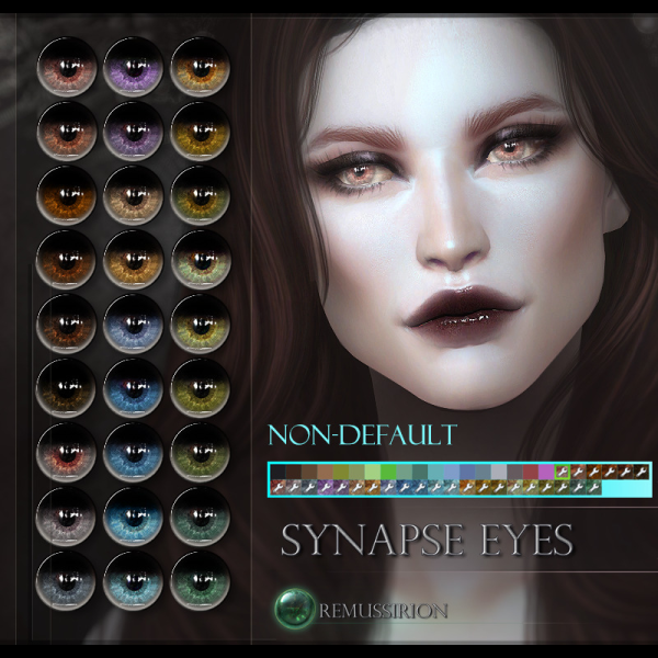 Alpha Synapse Eyes ( ) Non default by simsfinds - The Sims 4 Custom Content