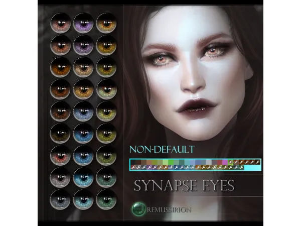 Alpha Synapse Eyes ( ) Non default - The Sims 4 Custom Content