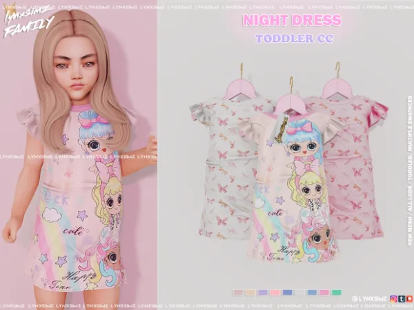Nightdress ~ Toddler 💗 by lynxsimzfamily