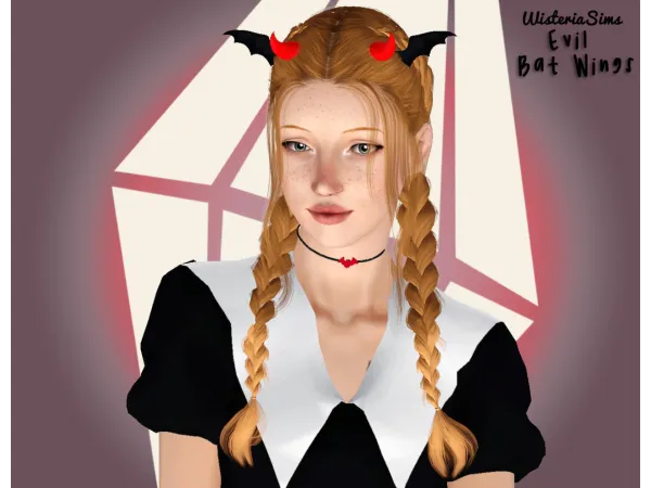 WisteriaSims Evil Bat Wings S3 Age Conversio - The Sims 3 Custom Content